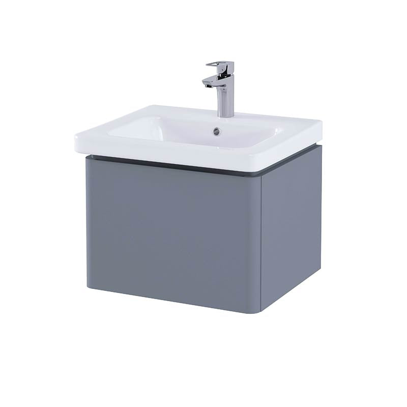 RAK Ceramics Resort Wall Hung Vanity Unit With 1 Drawer (2 sizes, 5 colours) - Brand New Bathrooms