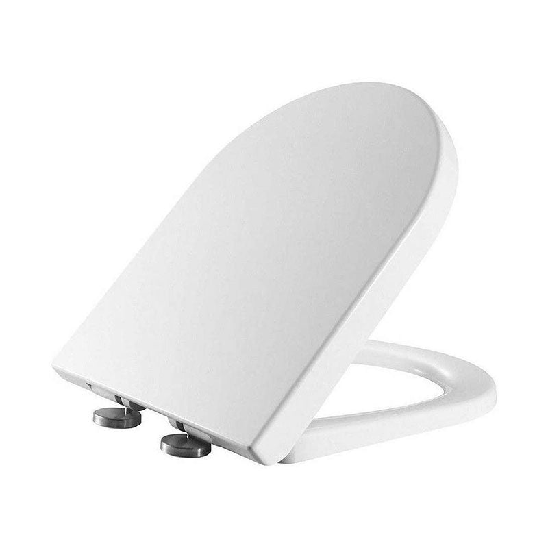 Rak Resort Mini Quick Release Wrap Over Soft Close Seat With Single Button (1 size, White) - Brand New Bathrooms