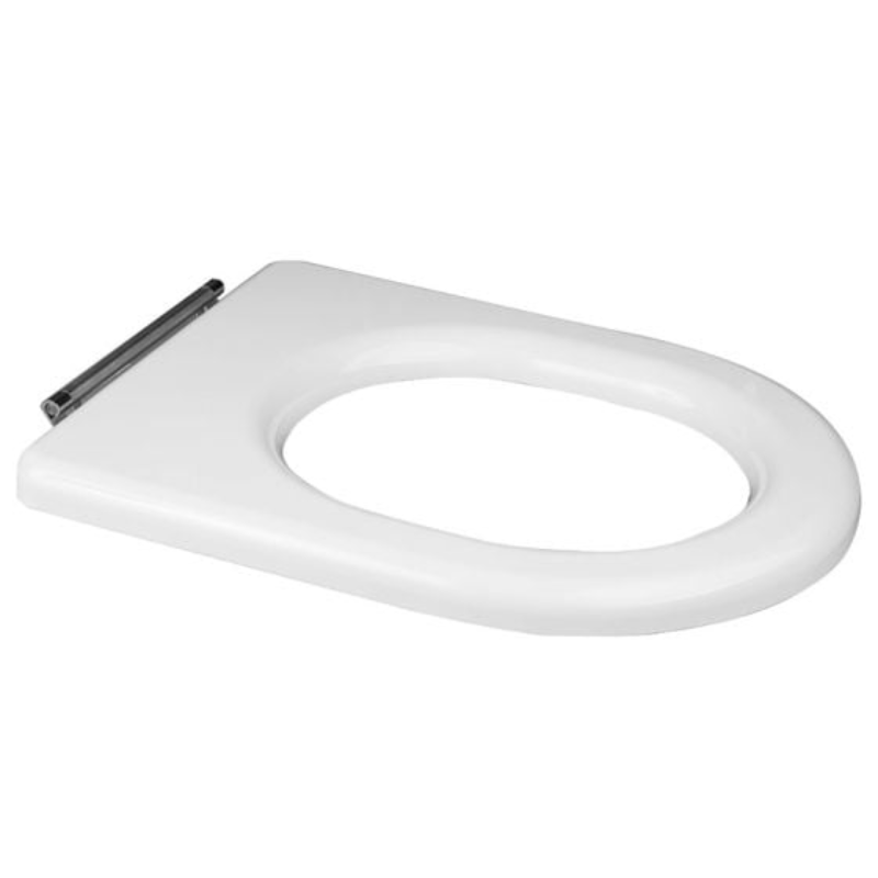 RAK Ceramics Compact Special Needs Toilet Seat for Rimless WC (1 size, White) - Brand New Bathrooms