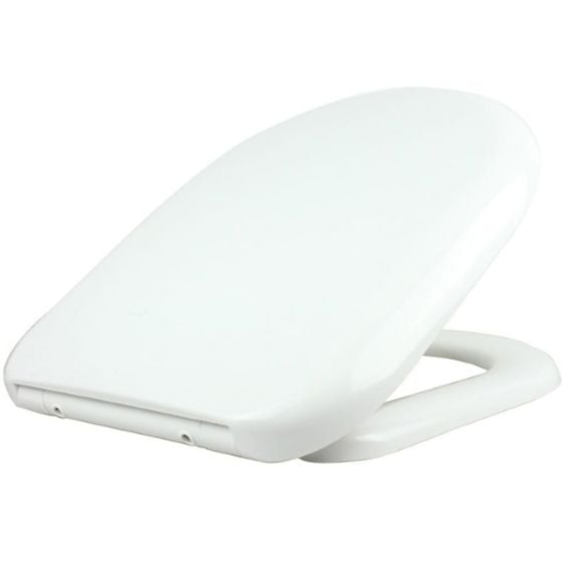 RAK Ceramics Compact Soft Close Quick Release Toilet Seat (1 size, White) - Brand New Bathrooms