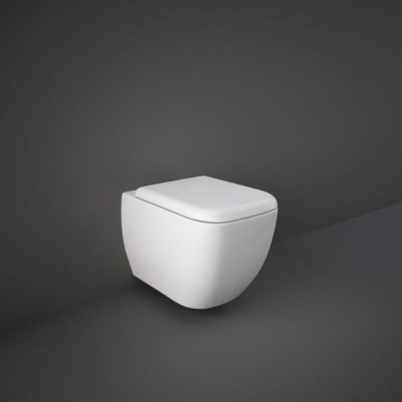 Rak Ceramics Metropolitan Quick Release Wrap Over Soft Close Urea Seat (1 size, White) - Brand New Bathrooms