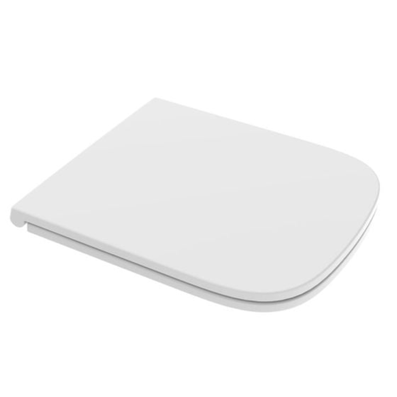 RAK Ceramics Series 600 Quick Release Slim Toilet Seat & Cover (1 size, White) - Brand New Bathrooms