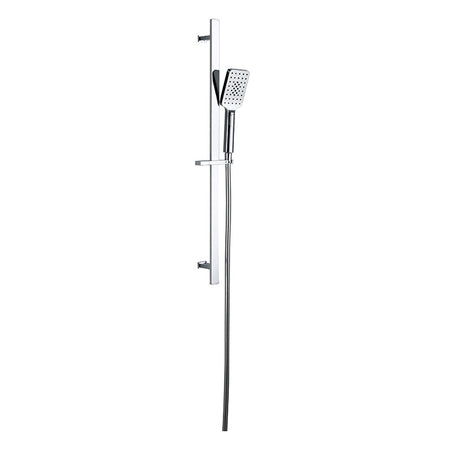 RAK Ceramics Slide Rail Kit with 3 Function Head (2 sizes, 2 styles, Chrome) - Brand New Bathrooms