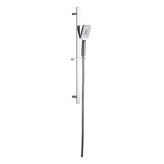 RAK Ceramics Slide Rail Kit with 3 Function Head (2 sizes, 2 styles, Chrome) - Brand New Bathrooms