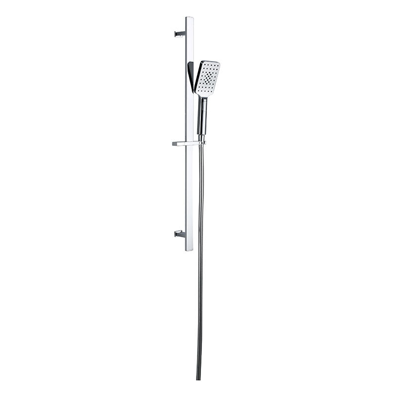 RAK Ceramics Slide Rail Kit with 3 Function Head (2 sizes, 2 styles, Chrome) - Brand New Bathrooms