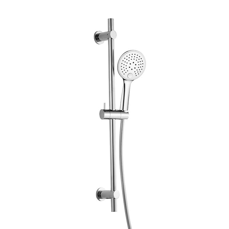RAK Ceramics Slide Rail Kit with 3 Function Head (2 sizes, 2 styles, Chrome) - Brand New Bathrooms