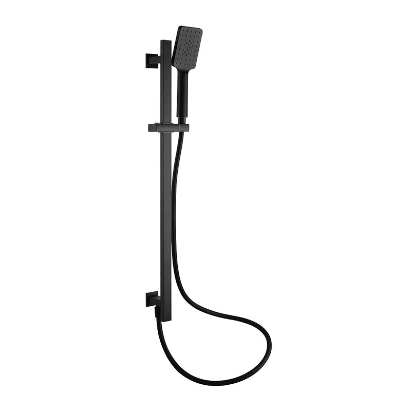 RAK Ceramics Square Slide Rail Kit with Integral Wall Outlet (1 size, 2 colours) - Brand New Bathrooms