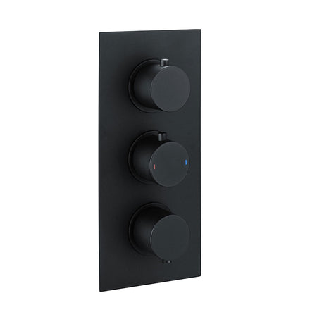 RAK Ceramics Dual Outlet; 3 Handle Thermostatic Concealed Shower Valve (1 size, 2 styles, 2 colours) - Brand New Bathrooms