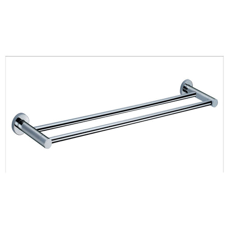 RAK Ceramics Sphere Double Towel Rail (Chrome) - Brand New Bathrooms
