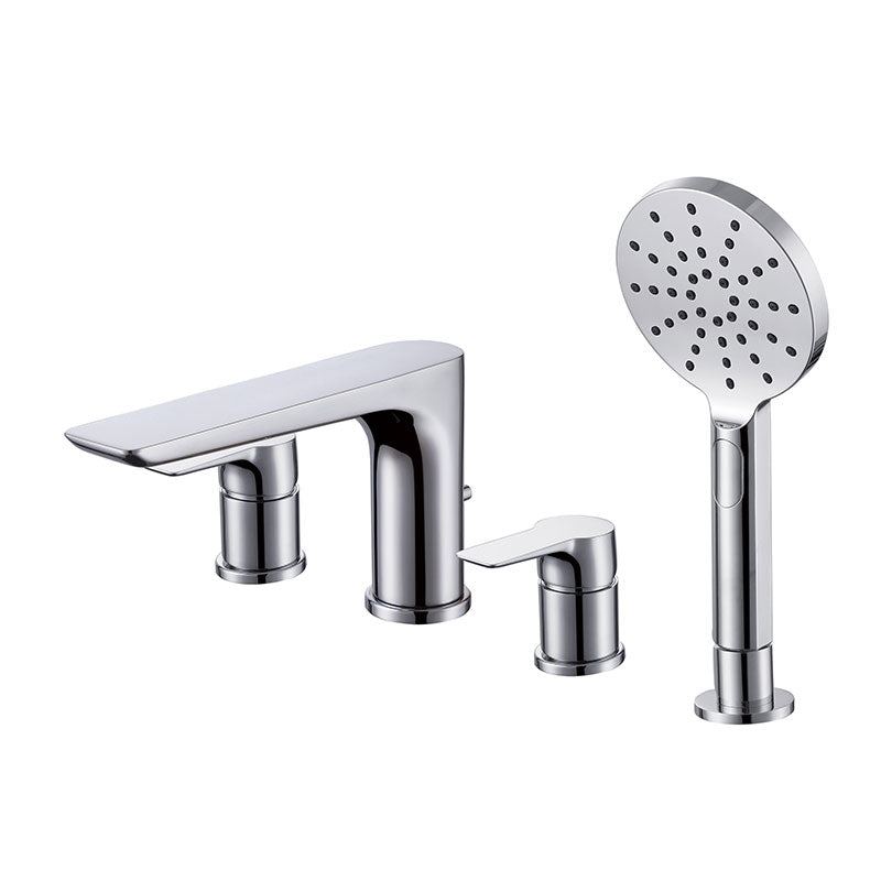 RAK Ceramics Sport Deck Mounted Bath Shower Mixer (1 size, 2 styles, Chrome) - Brand New Bathrooms