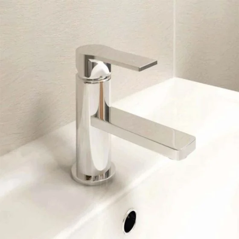 RAK Ceramics Tonique Mono Basin Mixer (No Waste) (1 size, Chrome) - Brand New Bathrooms