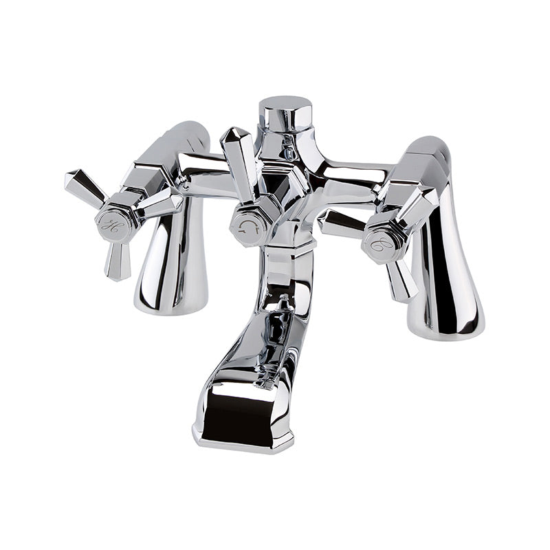 RAK Ceramics Washington 2 Tap Hole Bath Filler (1 size, Chrome) - Brand New Bathrooms