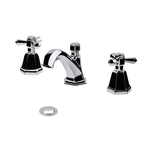 RAK Ceramics Washington 3 Hole Basin Mixer (1 size, Chrome) - Brand New Bathrooms