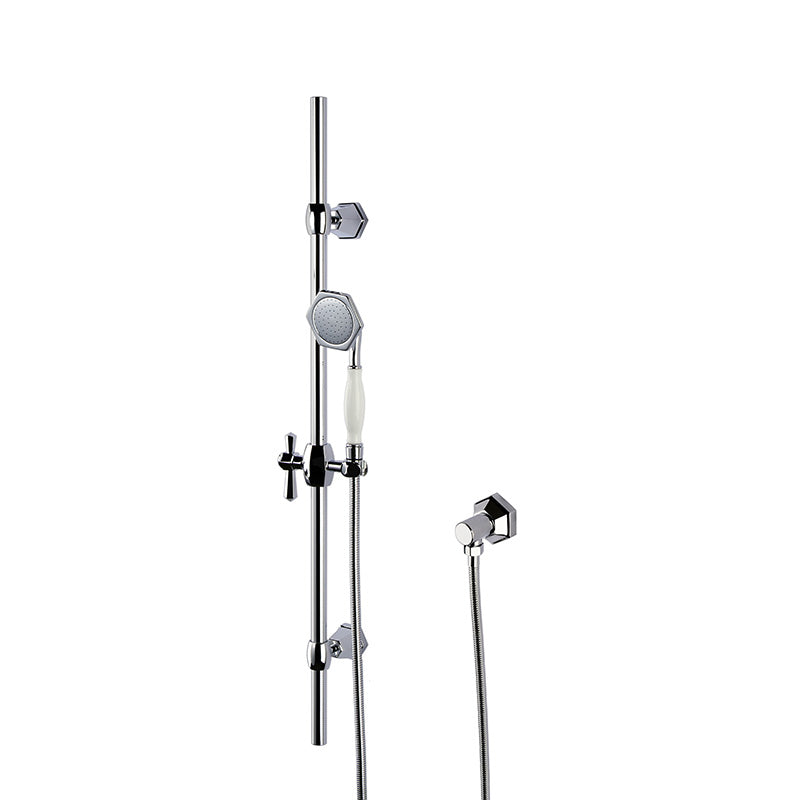 RAK Ceramics Washington Slide Rail Kit (1 size, Chrome) - Brand New Bathrooms