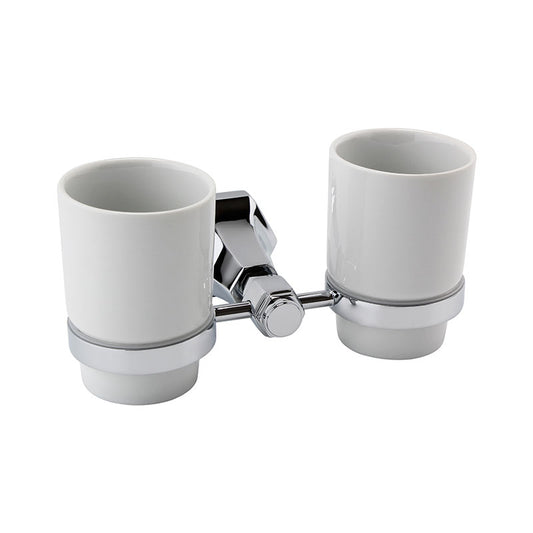 RAK Ceramics Washington Double Tumbler (Chrome) - Brand New Bathrooms