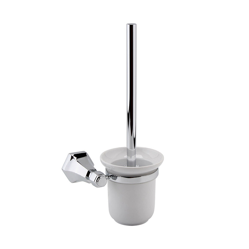 RAK Ceramics Washington Toilet Brush & Holder (Chrome) - Brand New Bathrooms