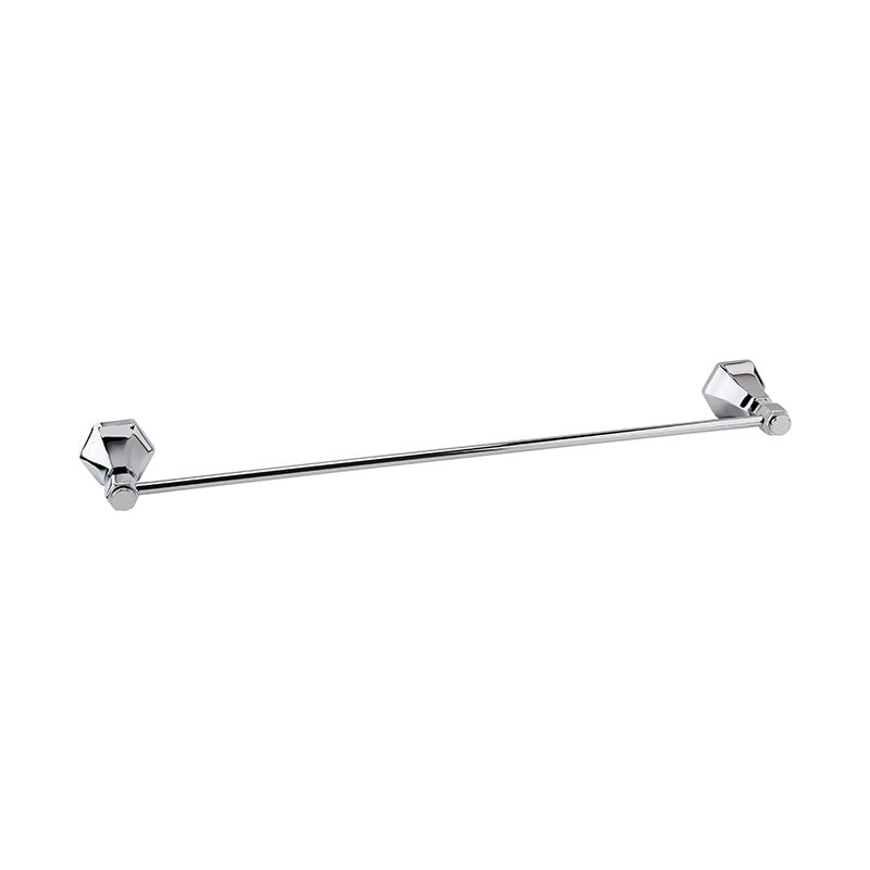 RAK Ceramics Washington Single Towel Rail (Chrome) - Brand New Bathrooms