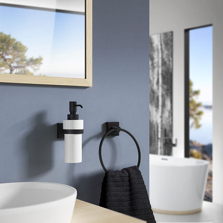 Smedbo House Towel Ring Black (1 Variant) - Brand New Bathroom 