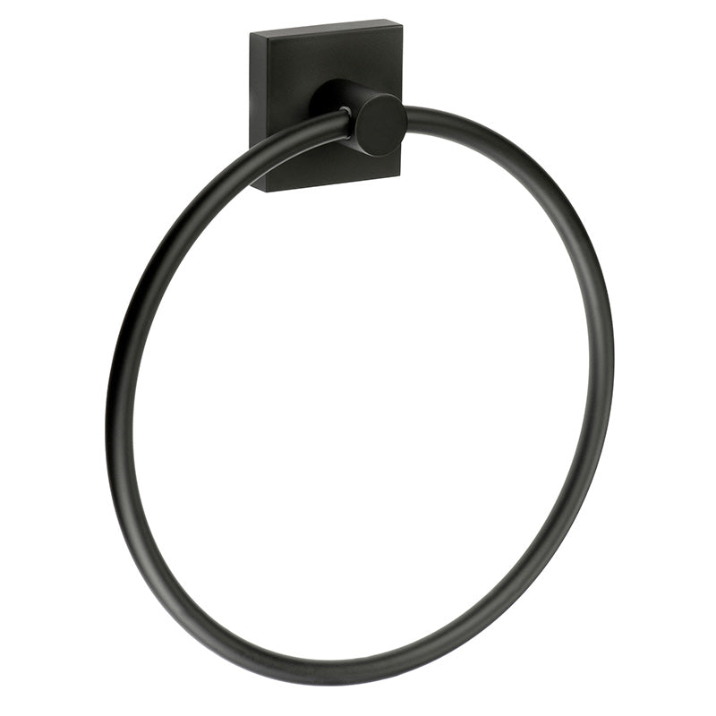 Smedbo House Towel Ring Black (1 Variant) - Brand New Bathroom 
