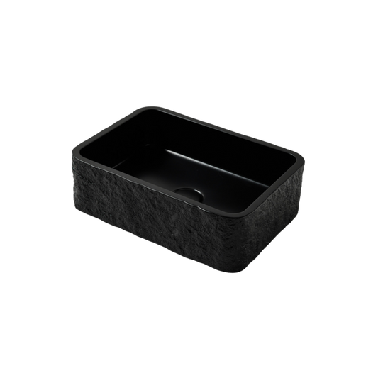 Scudo Rok Rectangle Polymarble Basin (1 size, 2 colours) - Brand New Bathrooms