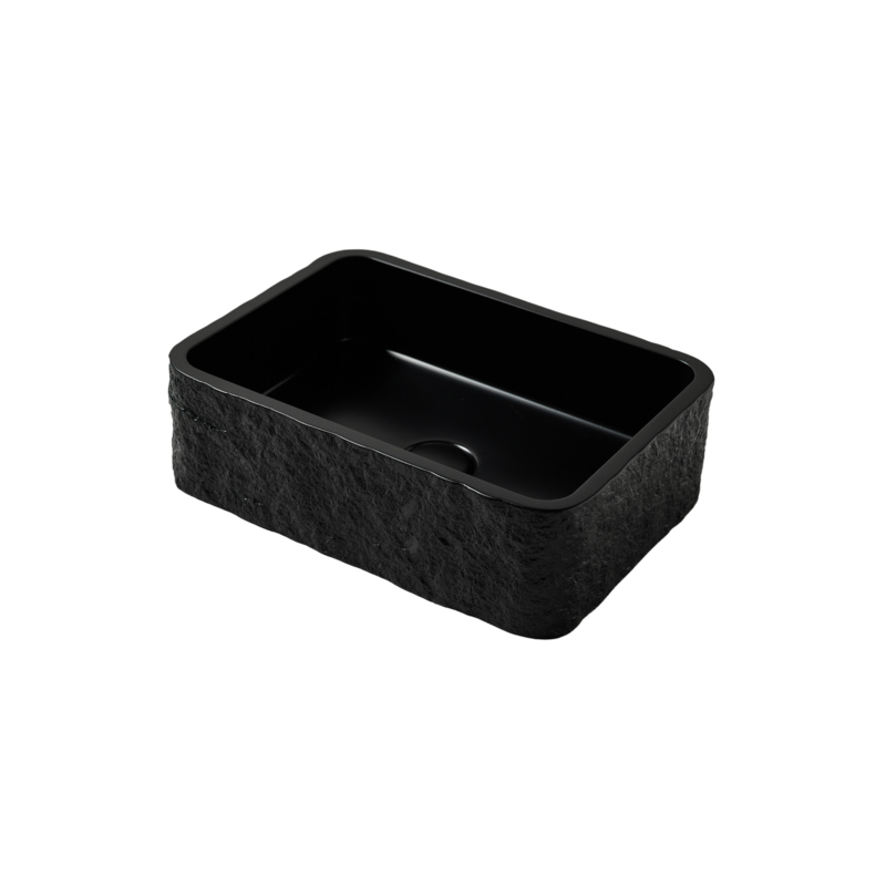 Scudo Rok Rectangle Polymarble Basin (1 size, 2 colours) - Brand New Bathrooms