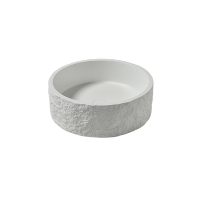 Scudo Rok Round Polymarble Basin (1 size, 2 colours) - Brand New Bathrooms