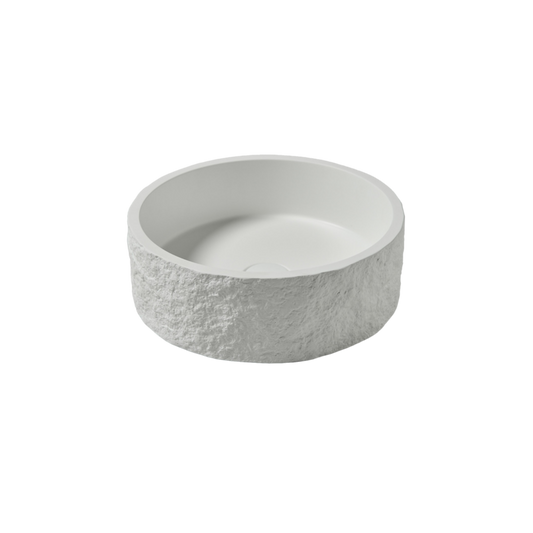 Scudo Rok Round Polymarble Basin (1 size, 2 colours) - Brand New Bathrooms