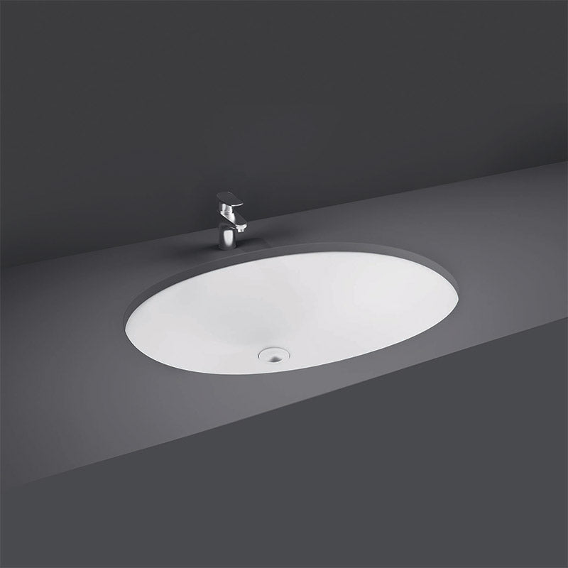 RAK Ceramics Rosa Under Countertop Basin (2 sizes, Alpine White) - Brand New Bathrooms