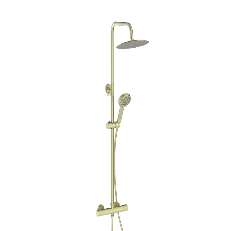 Scudo Middleton Round Rigid Riser Shower (3 colours) - Brand New Bathrooms