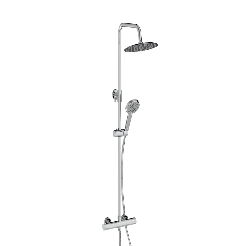Scudo Middleton Round Rigid Riser Shower (3 colours) - Brand New Bathrooms