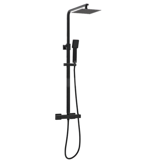 Scudo Middleton Square Rigid Riser Shower (3 colours) - Brand New Bathrooms
