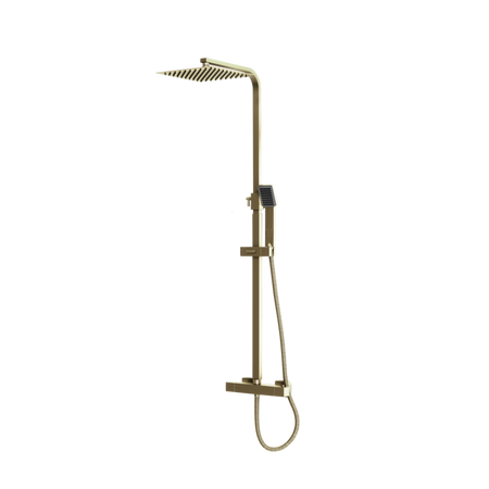 Scudo Middleton Square Rigid Riser Shower (3 colours) - Brand New Bathrooms