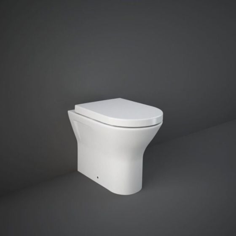 RAK Ceramics Resort Comfort Height Back to Wall WC Pan (1 size, White) - Brand New Bathrooms