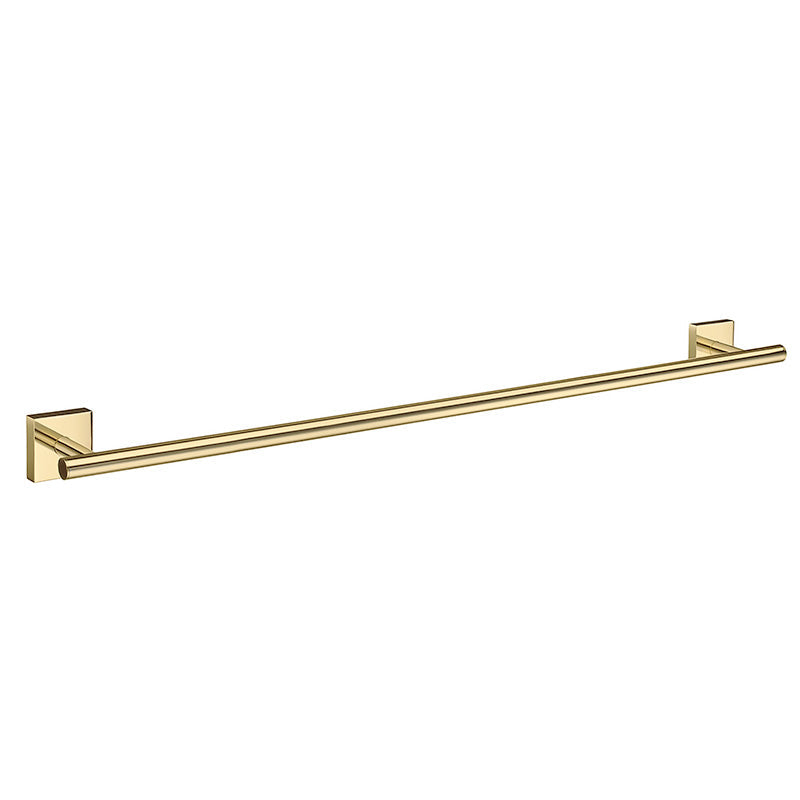 Smedbo Single Towel Rail 600 Brass With Clear Lacquer (1 Variant) - Brand New Bathroom 