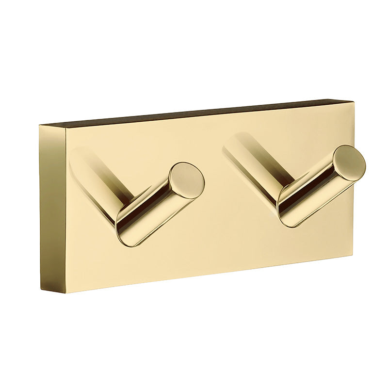 Smedbo House Towel Hook Brass With Clear Lacquer (2 Variants) - Brand New Bathroom 