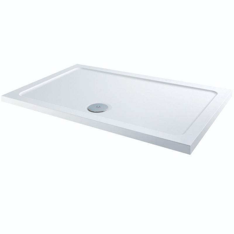 Giavani Bathrooms Complete Walk-In Shower Suite with 1700mm Shower Tray, Chrome Brassware & Vanity Unit (3 colours)