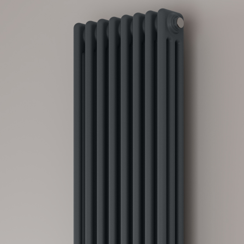 Reina Colona Vertical 3 Column Radiator (6 sizes, 2 colours) - Brand New Bathrooms