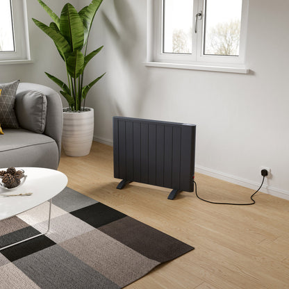 Eucotherm Rhino Electric Aluminium Flat Panel Electric Radiator with Smart Control (3 sizes, 2 colours)