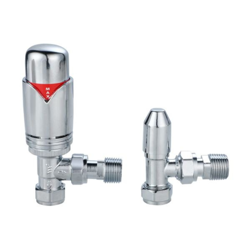 Senator Thermostatic Angled Valves (1 size, 5 colours) - Brand New Bathrooms