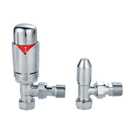 Senator Thermostatic Angled Valves (1 size, 5 colours) - Brand New Bathrooms