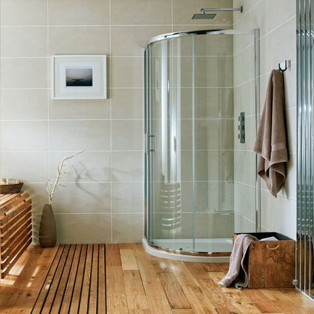 Scudo S6 Single Door Quadrant Shower Enclosure (6 Sizes) - Brand New Bathrooms