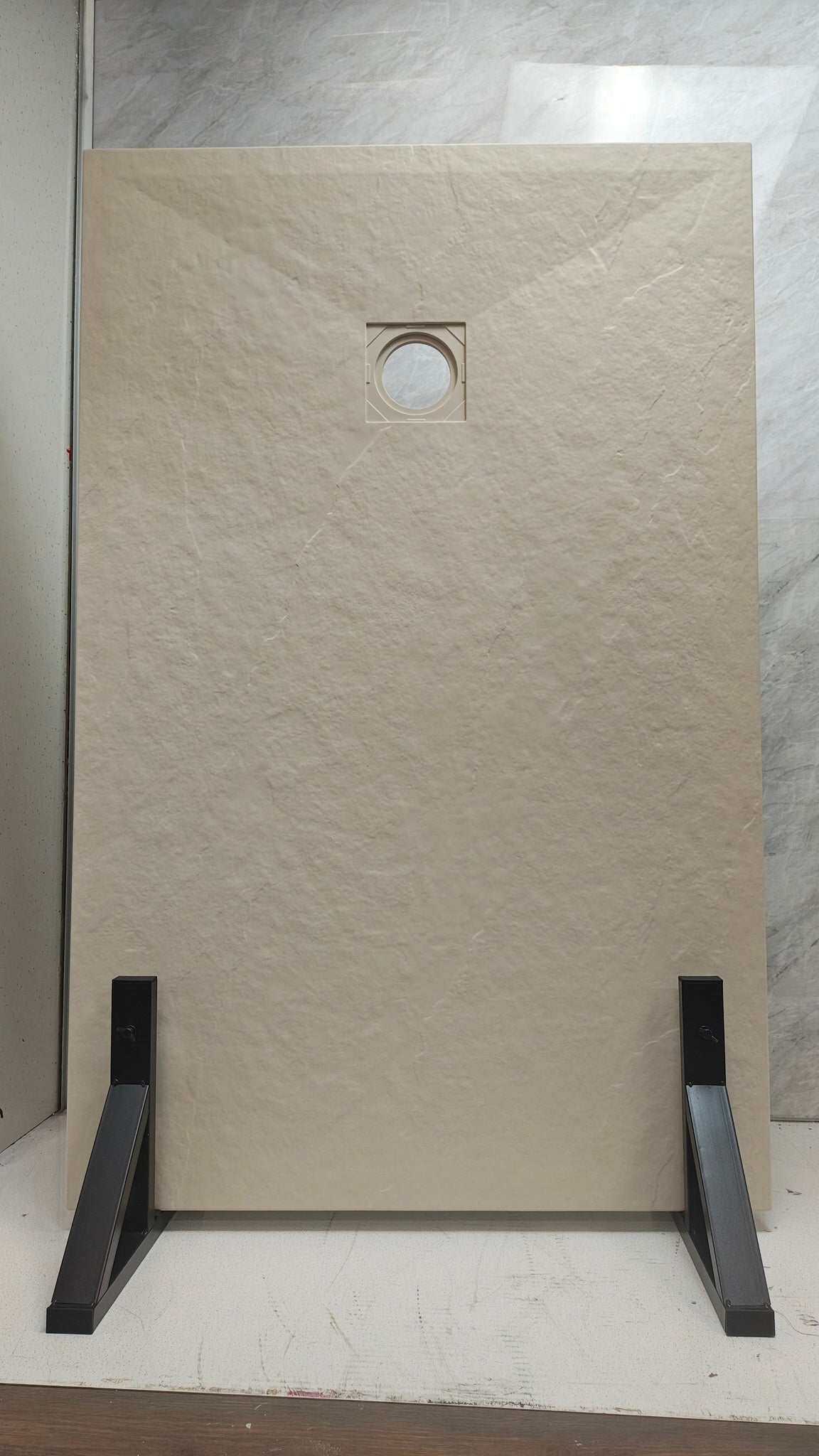 Brand New Bathrooms Polymer Anti-Slip Shower Tray (10 sizes, Sand)