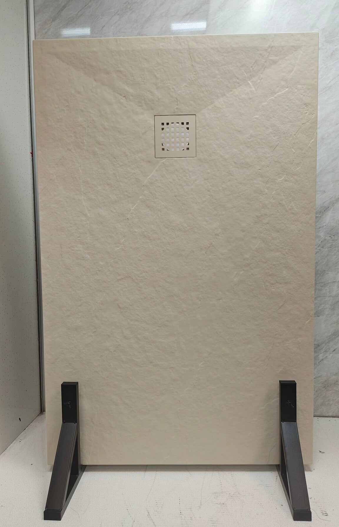 Brand New Bathrooms Polymer Anti-Slip Shower Tray (10 sizes, Sand)