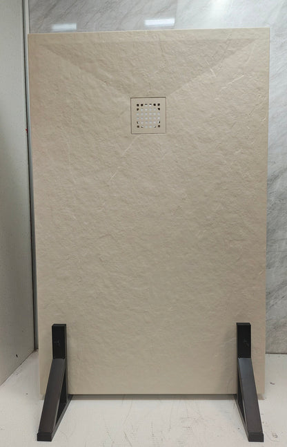Brand New Bathrooms Polymer Anti-Slip Shower Tray (10 sizes, Sand)