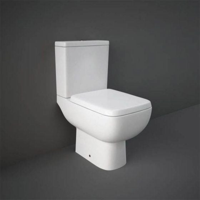 RAK Ceramics Series 600 Close Coupled WC Pan (1 size, White) - Brand New Bathrooms