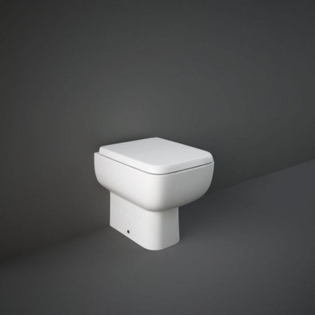 RAK Ceramics Series 600 Back to Wall WC Pan (1 size, White) - Brand New Bathrooms