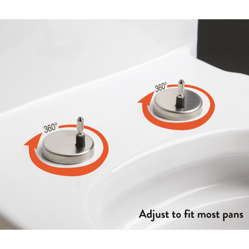 Scudo Universal Soft Close Toilet Seat (2 shapes) - Brand New Bathrooms