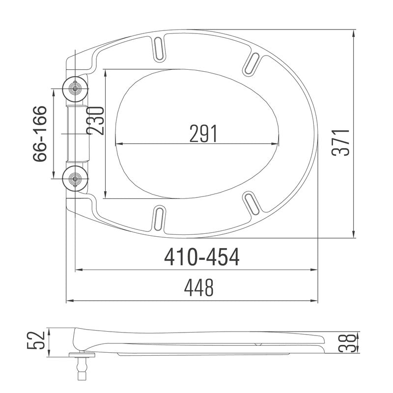 Scudo Universal Soft Close Toilet Seat (2 shapes) - Brand New Bathrooms