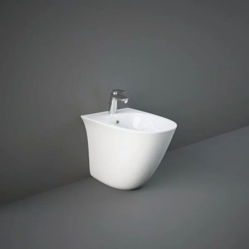 RAK Ceramics Sensation Back to Wall Bidet 1th (White) - Brand New Bathrooms