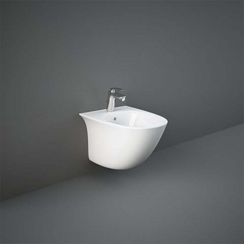 RAK Ceramics Sensation Mini Wall hung Bidet 1th (Alpine White) - Brand New Bathrooms